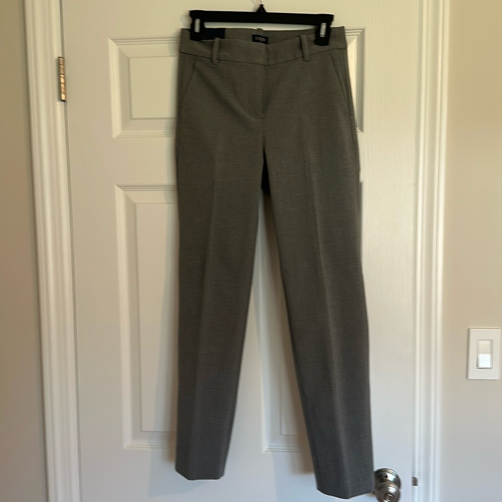 J.Crew ruby, full length pants size 2, petite gray nwt